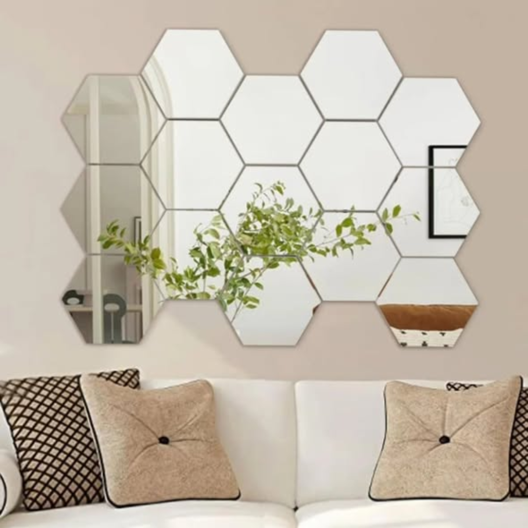 Hexagon Acrylic Mirrors