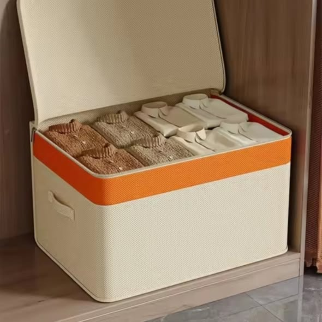 Canvas Quilt and Clothing Storage Organizer