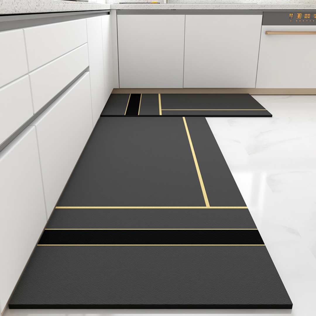 2 in 1 Anti Slip Rubber Kitchen Mat
