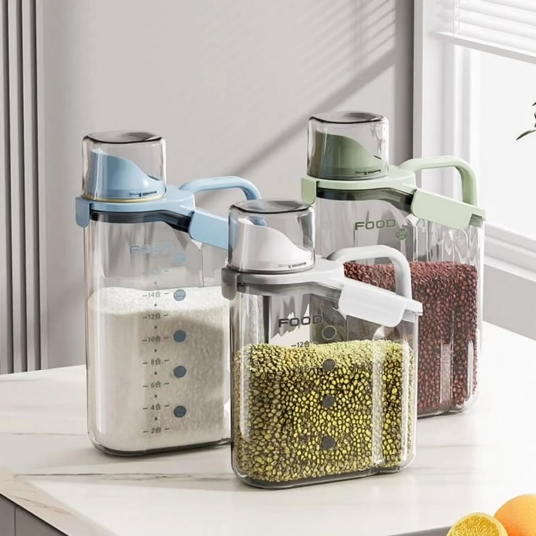 Transparent Cereal Storage Box