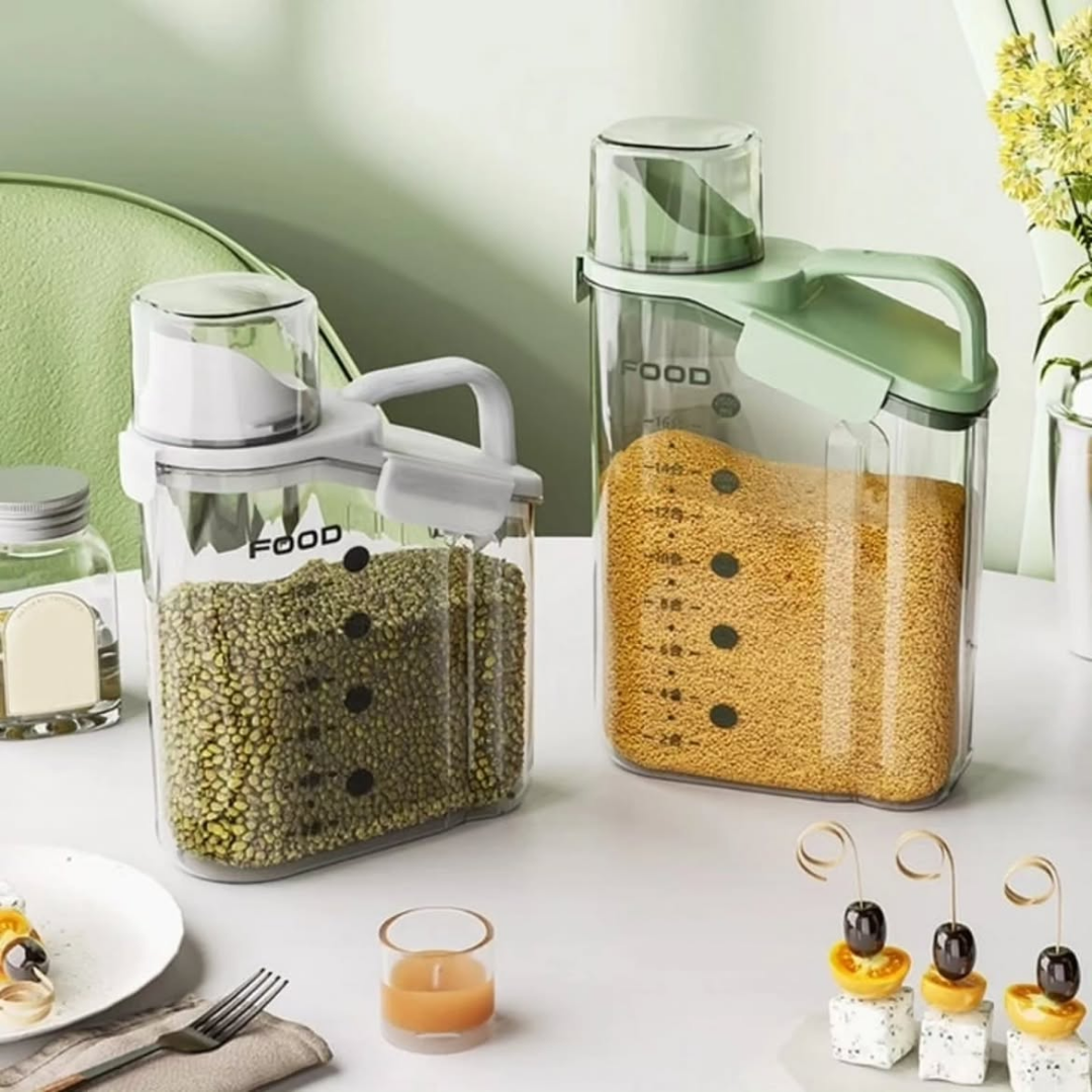 Transparent Cereal Storage Box