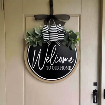 Welcome Door Hanging Sign