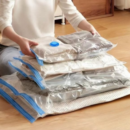 5-Piece Vacuum Storage Bags with Pump