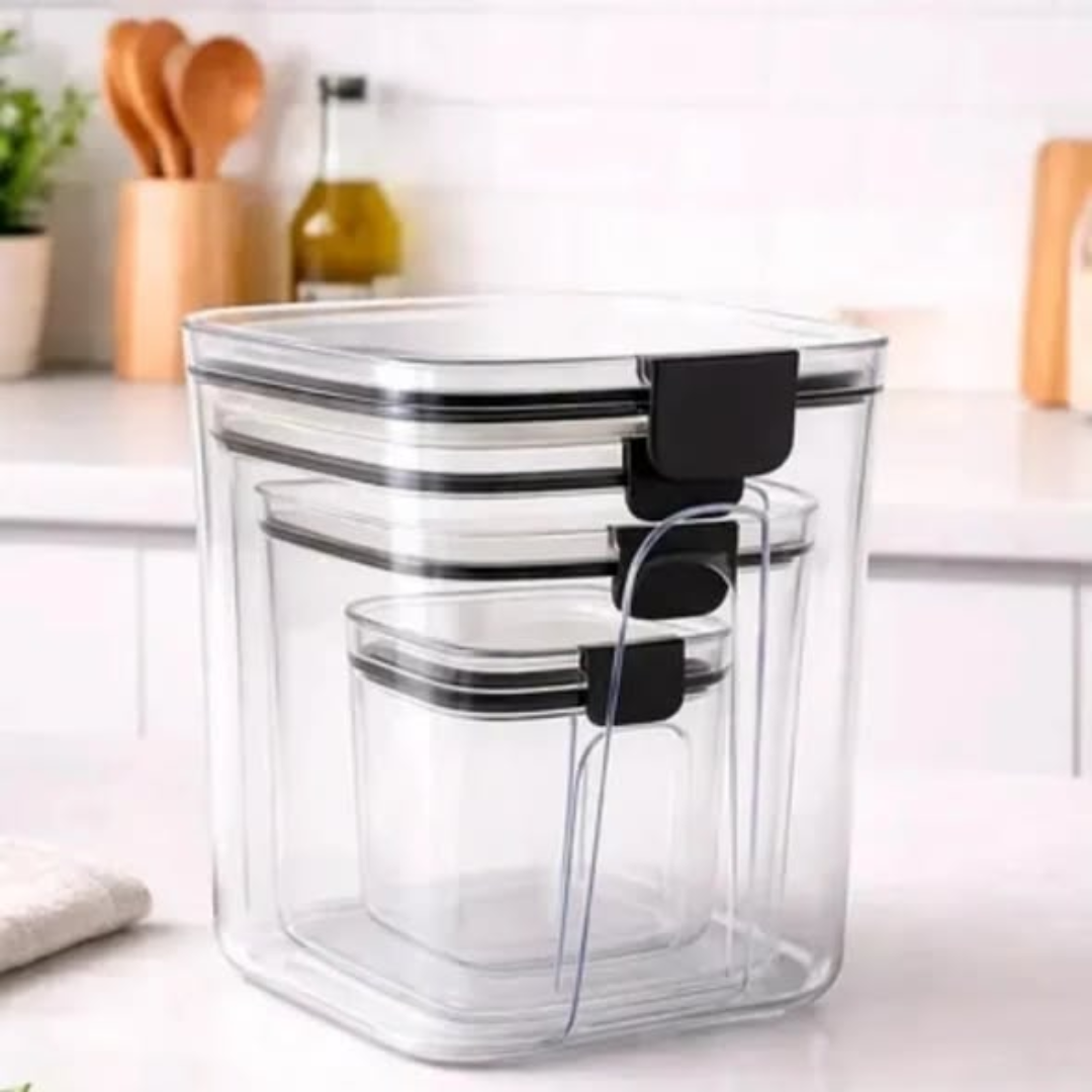 4-Piece Airtight Food Storage Container Set