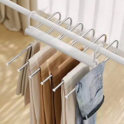 Heavy Duty 6-Layer Folding Pants Hanger