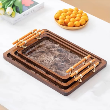 3-Piece Bamboo Nesting Trays