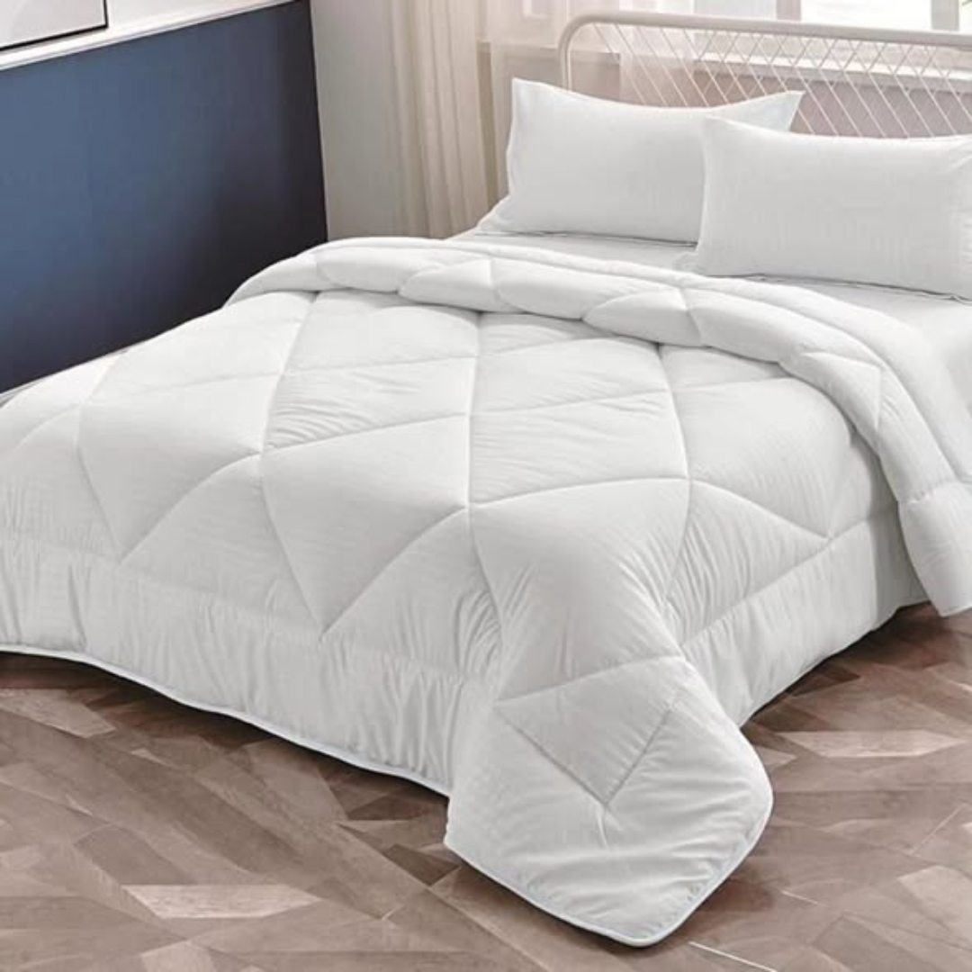 Plain Colour Cotton Binded Duvet Set
