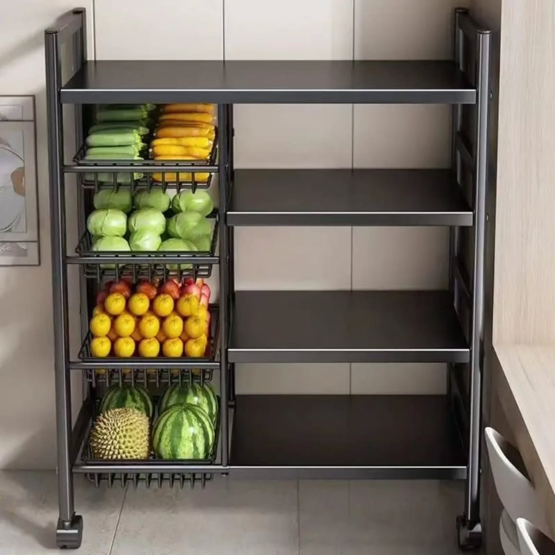 Multifunctional Strong Metallic Kitchen Rack