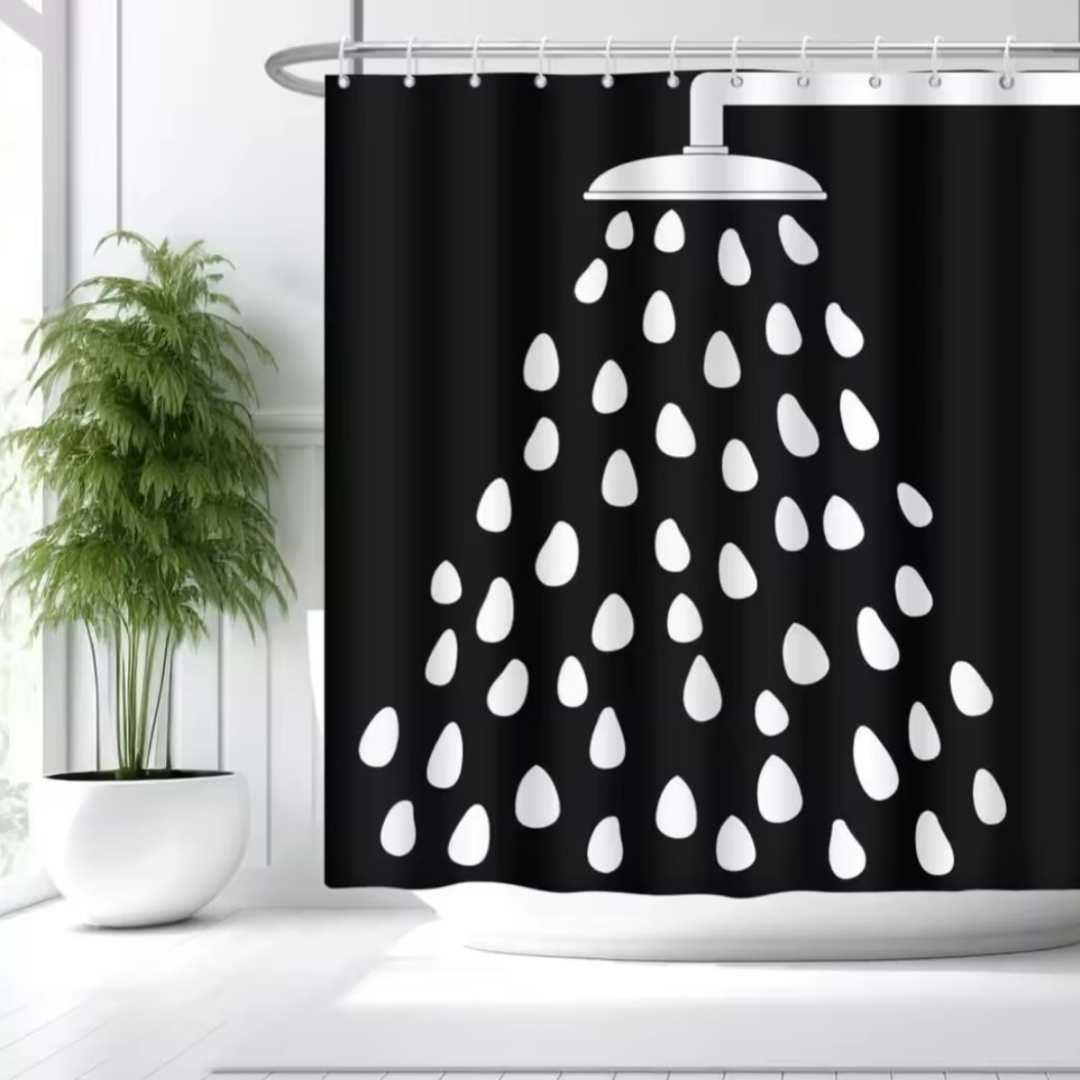 Waterproof Shower Curtains (180 × 200 cm)