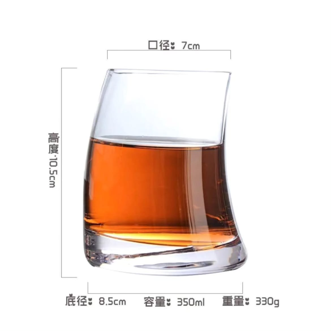6 Pcs Penguin Curved Glass Set