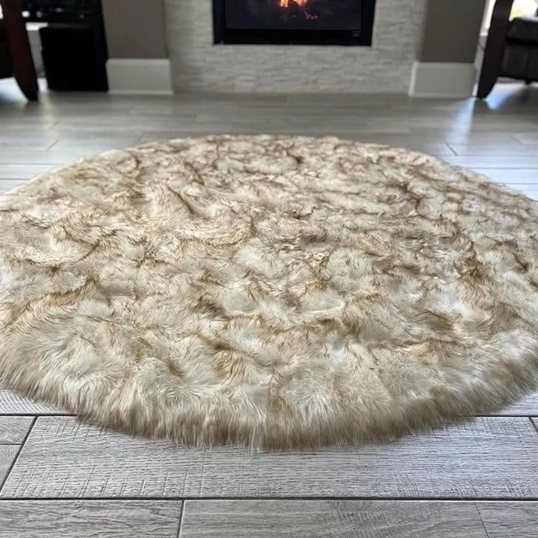 Fluffy Shaggy Bedside Carpet – 100cm