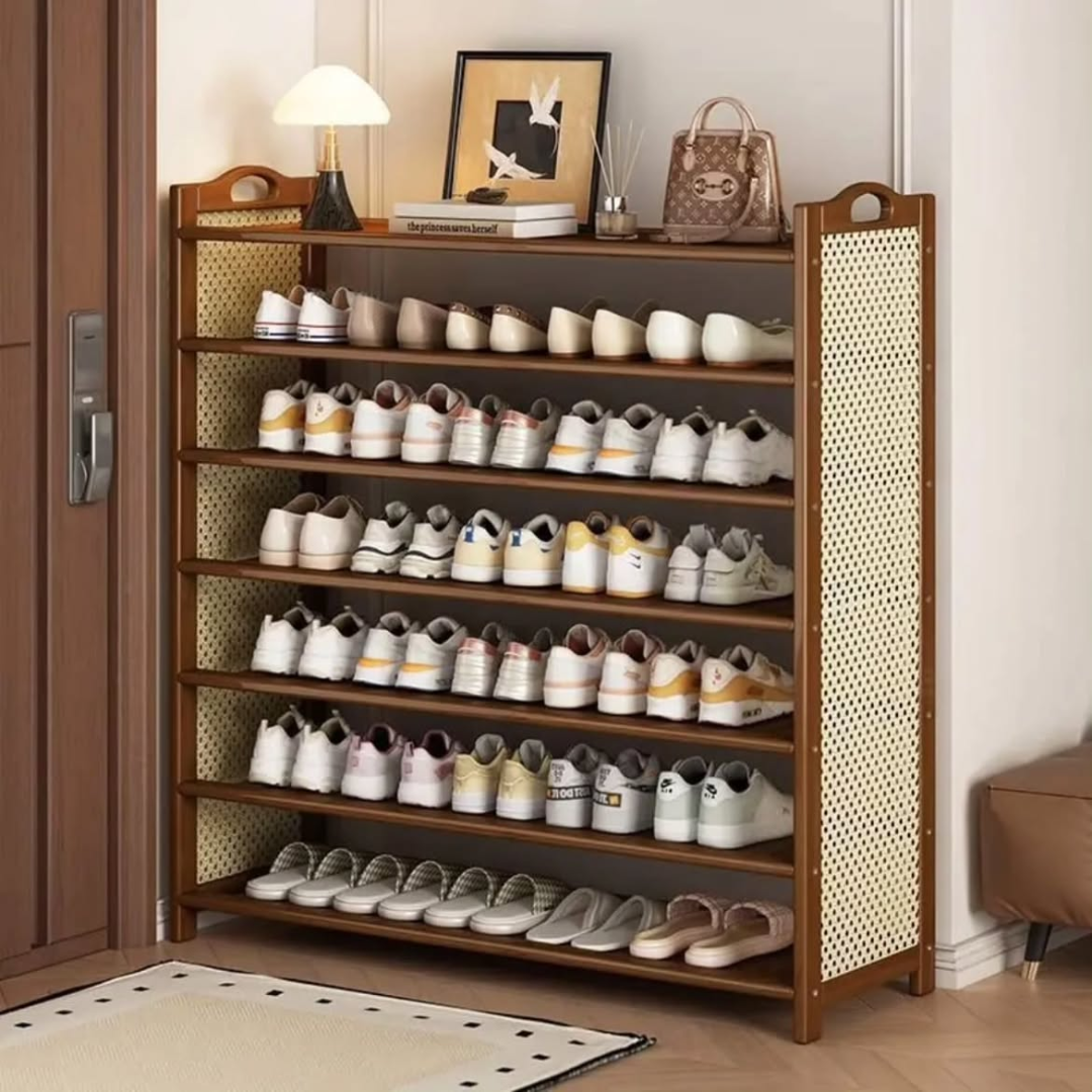 6 Layer Bamboo Shoe Rack