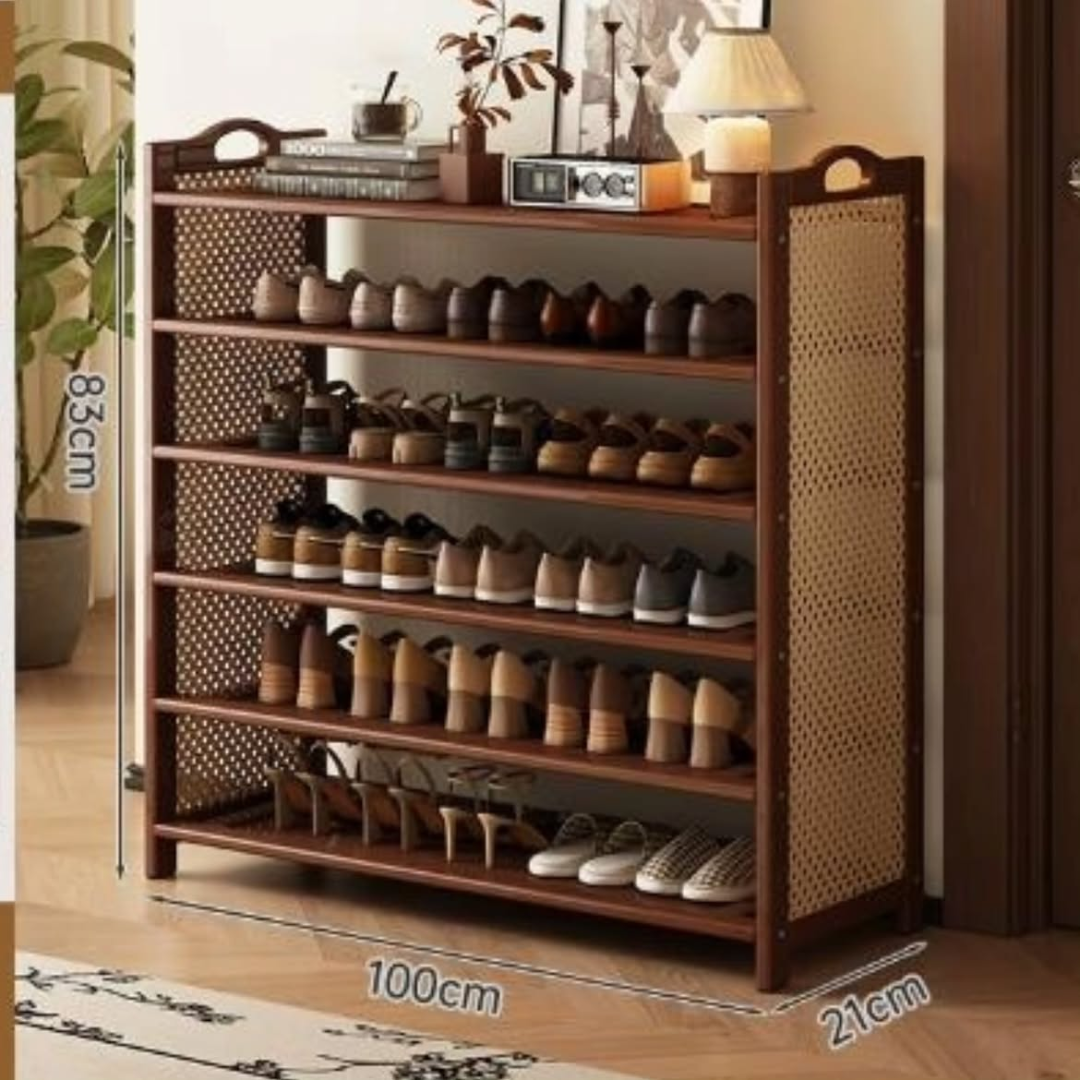 6 Layer Bamboo Shoe Rack