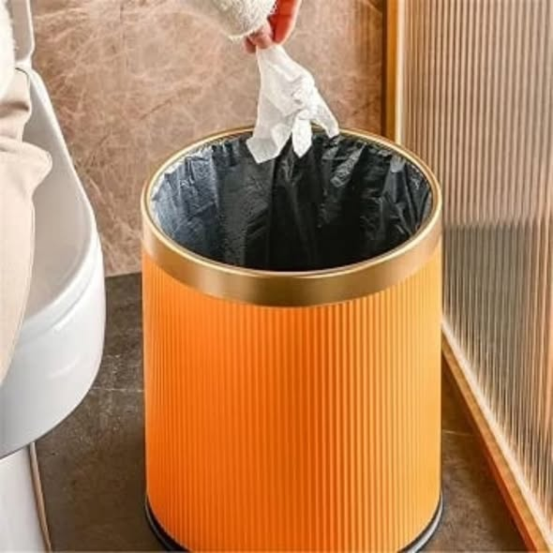 12L Cylindrical Plastic Trash Can/ Dustbin