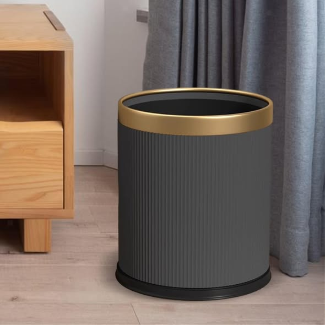12L Cylindrical Plastic Trash Can/ Dustbin