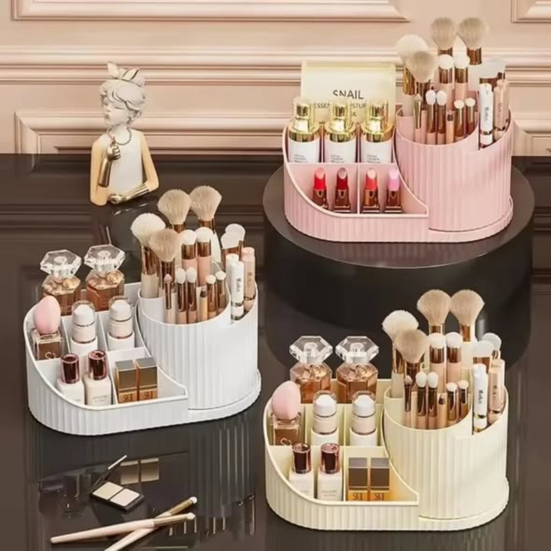 360° Rotatable Cosmetics Storage Organizer