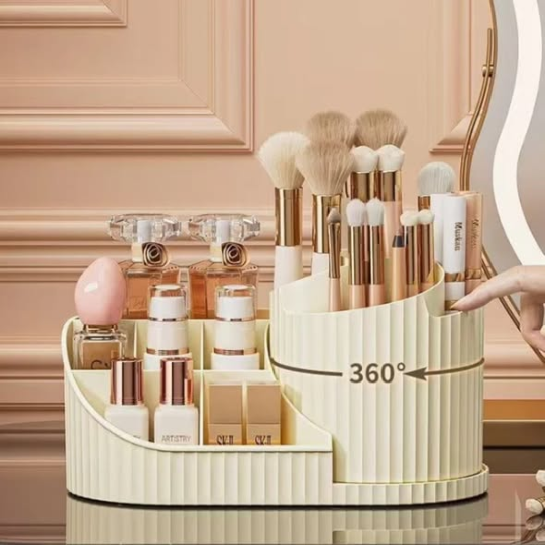 360° Rotatable Cosmetics Storage Organizer