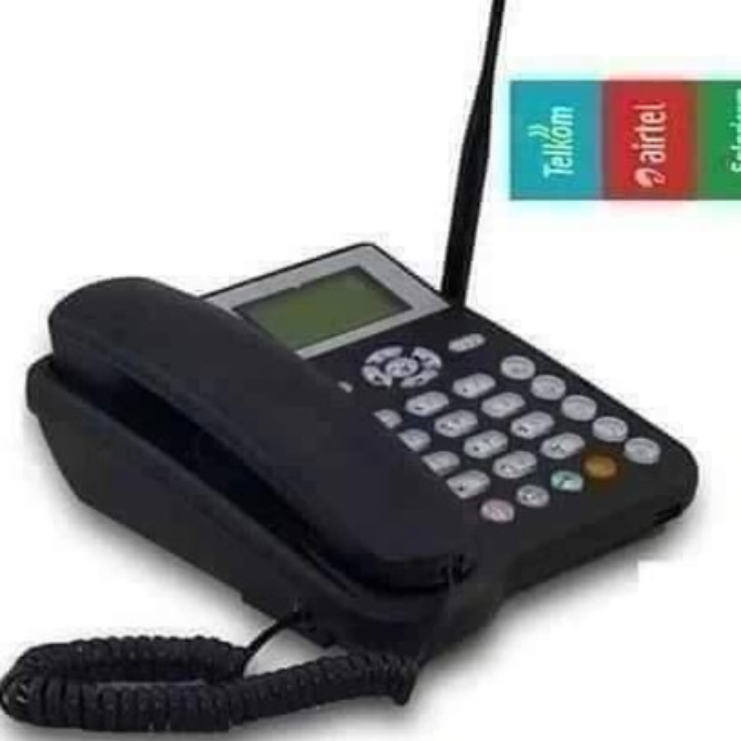 Black Wireless Home Phone