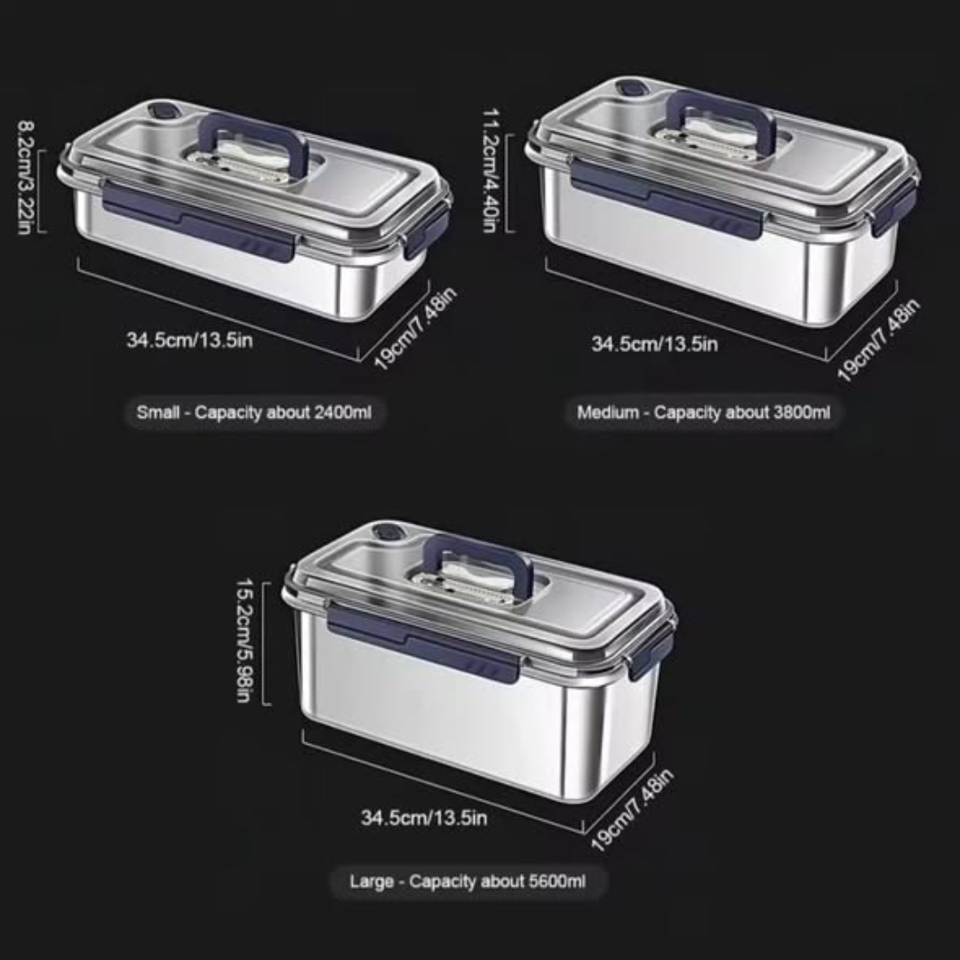 Food Grade Stainless Steel Container With Date Indicator