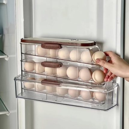 3 Layer Self Rolling Egg Holder