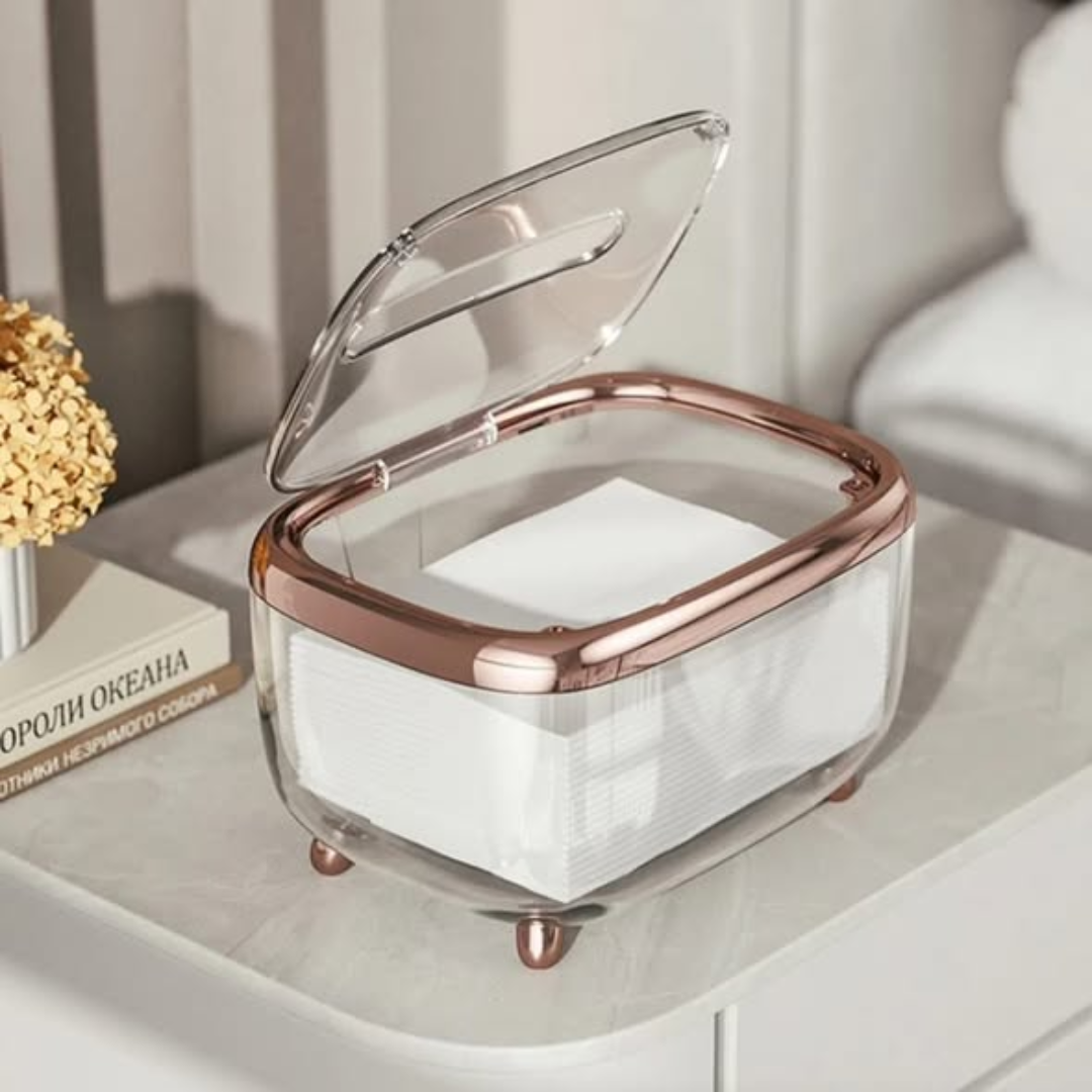 Transparent Tissue Storage Box