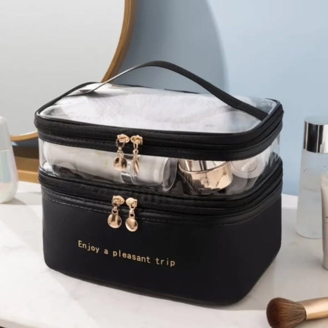 Double Layer PVC Cosmetic Bag