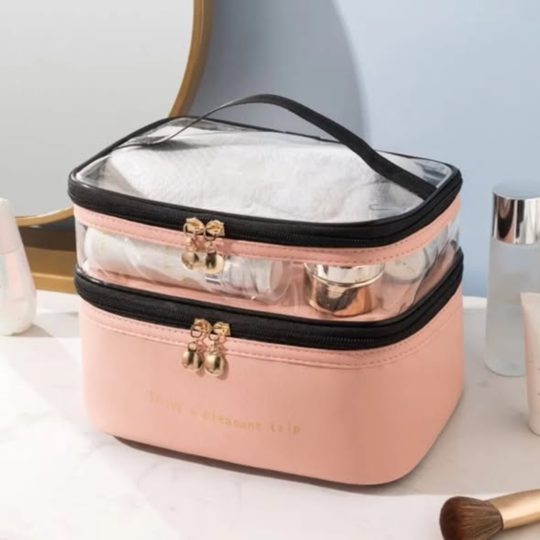 Double Layer PVC Cosmetic Bag