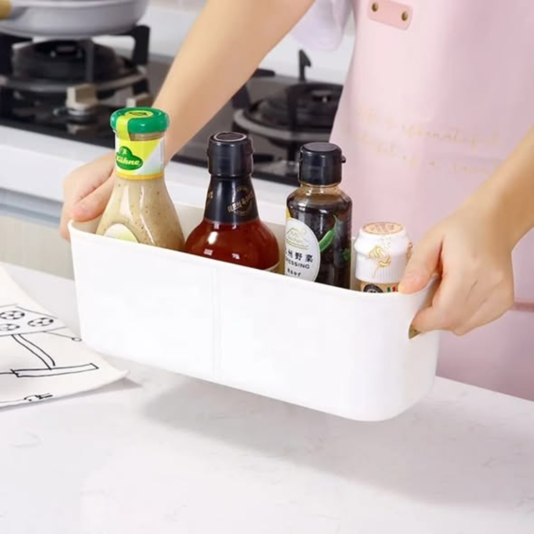 2 Pcs Multifunctional Rectangular Storage Box
