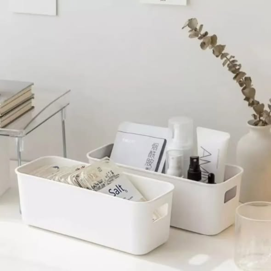 2 Pcs Multifunctional Rectangular Storage Box