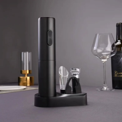 Electric Wine Opener Set With Stand