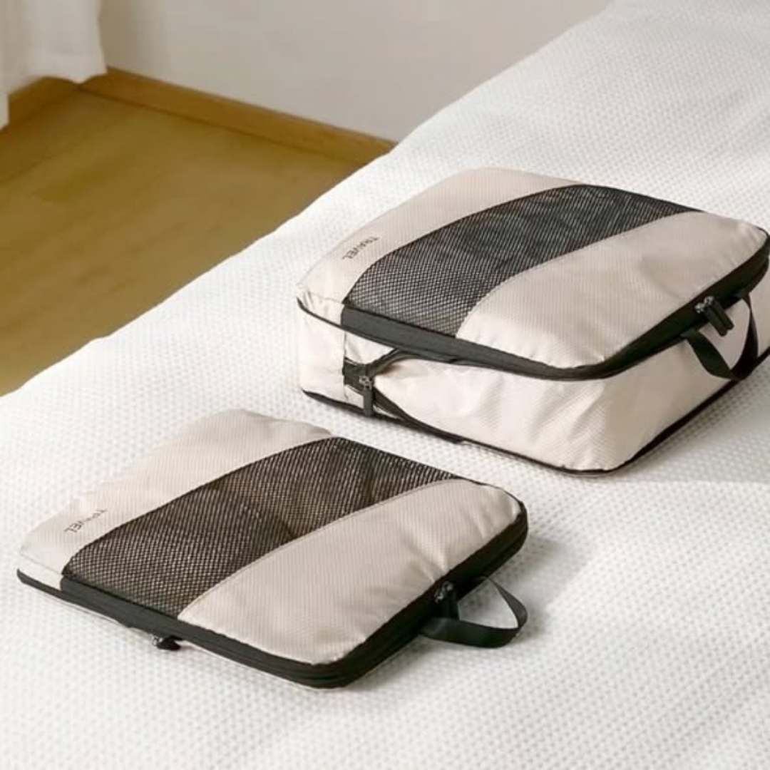 6Pcs Set Double zipper Travel luggage Organizer