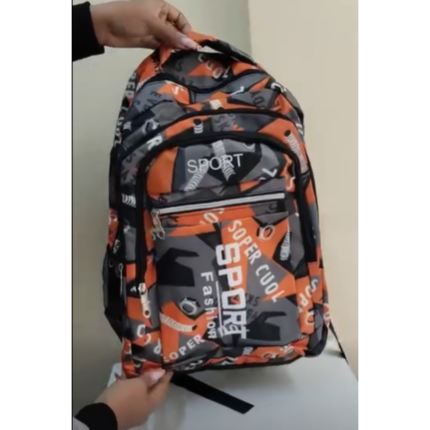 Geometric Pattern School Bags