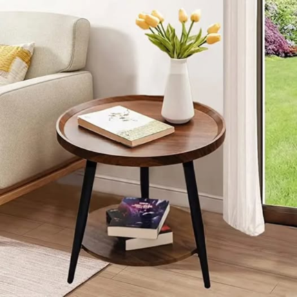 2-Tier Round Side Table