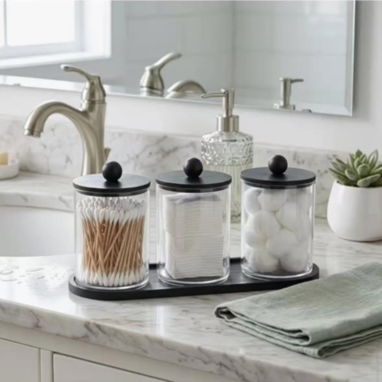 3-Pack Bathroom Organizer Set