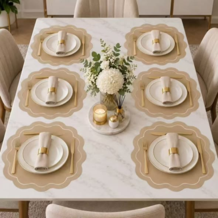 Faux Leather PVC Table Mats