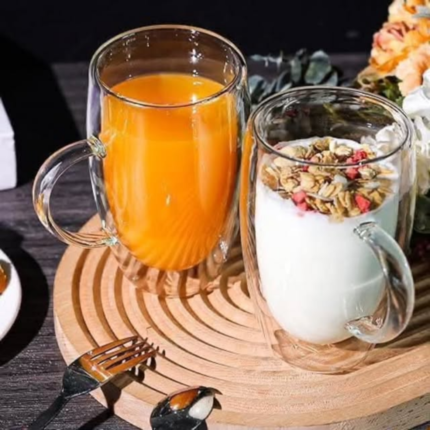 Borosilicate Double-Walled Coffee Mug