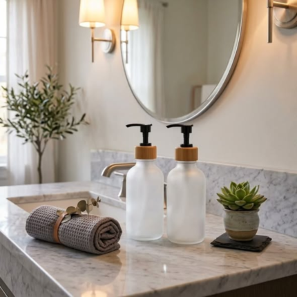 500ml PET Plastic Soap Dispenser Bottle