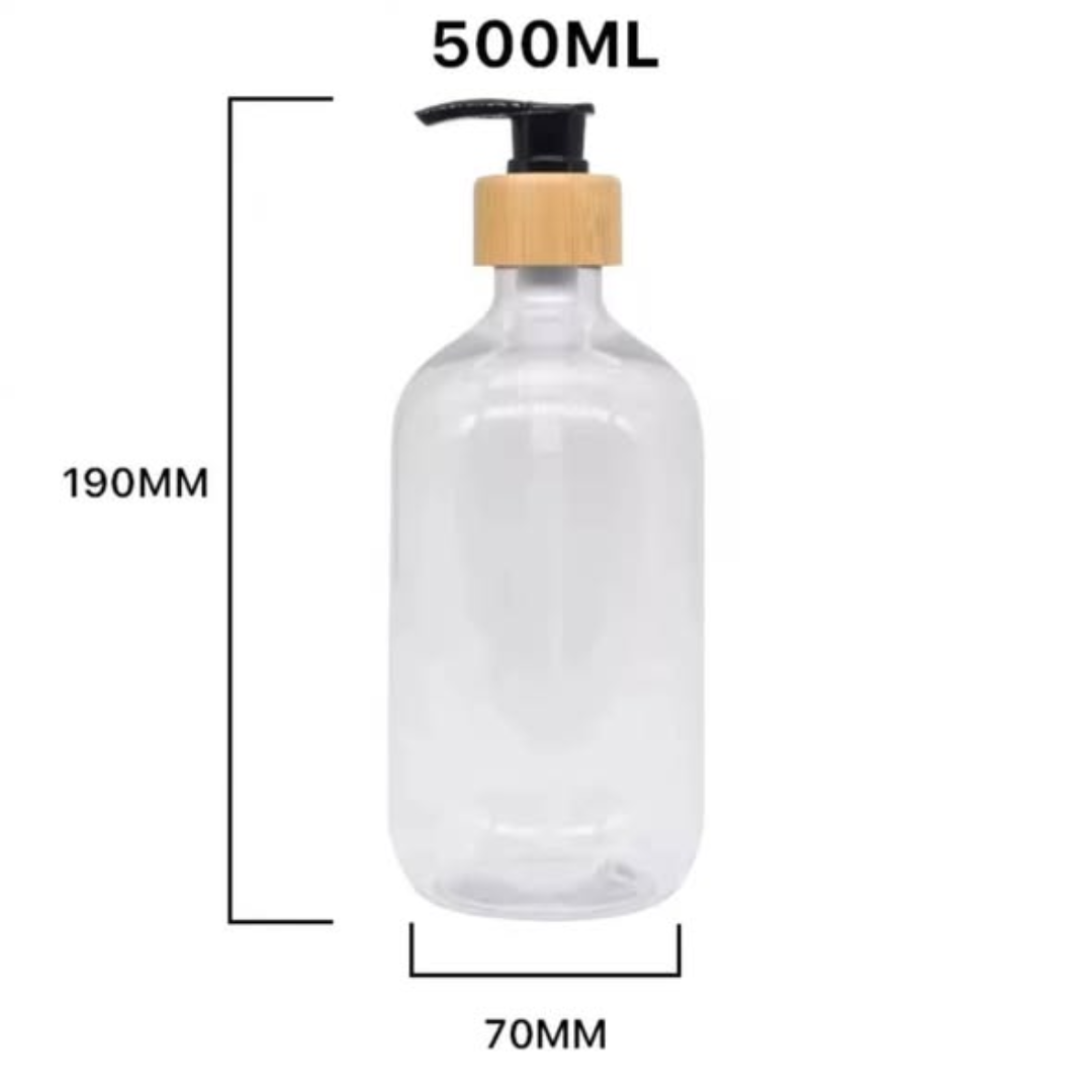 500ml PET Plastic Soap Dispenser Bottle