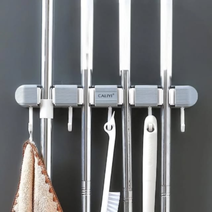 Non-Slip Wall Mounted Mop Holder