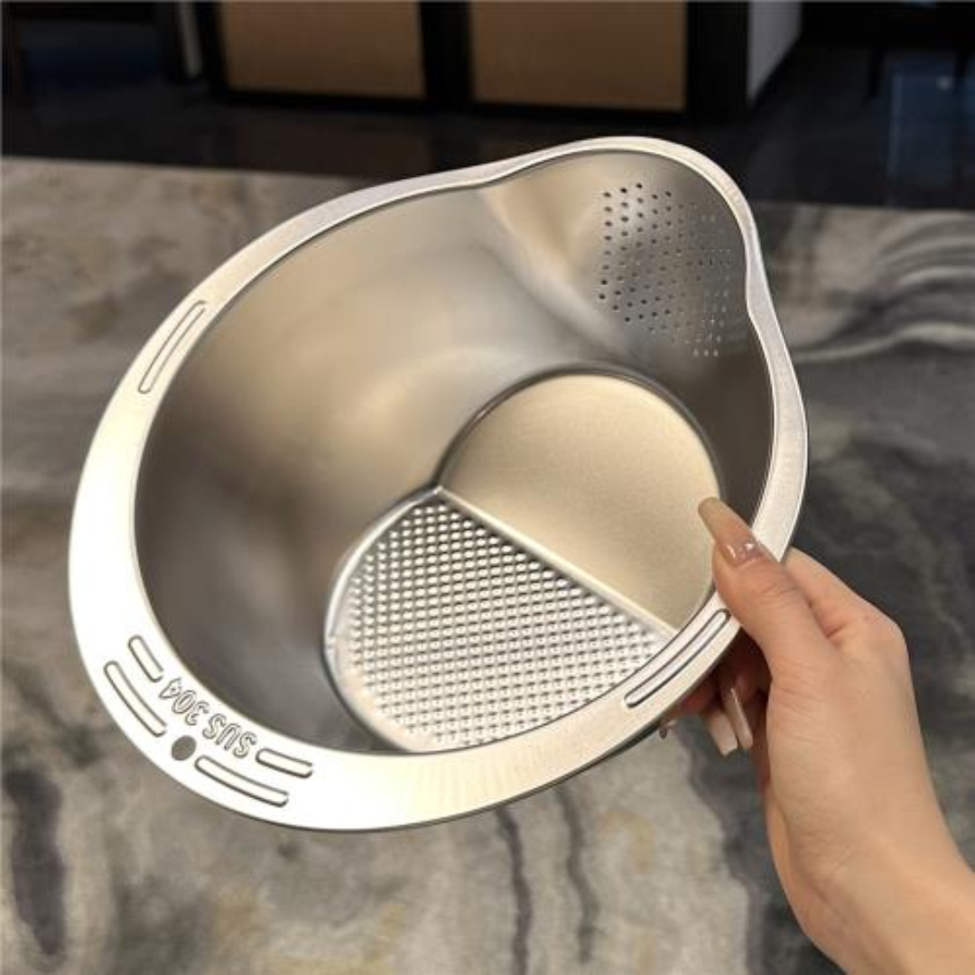 Stainless Steel Strainers and Colanders