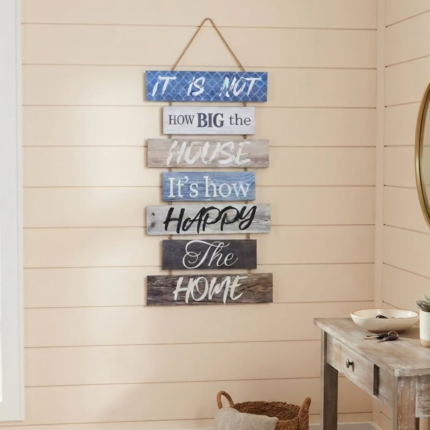 7-Layer Wooden Wall Hanging