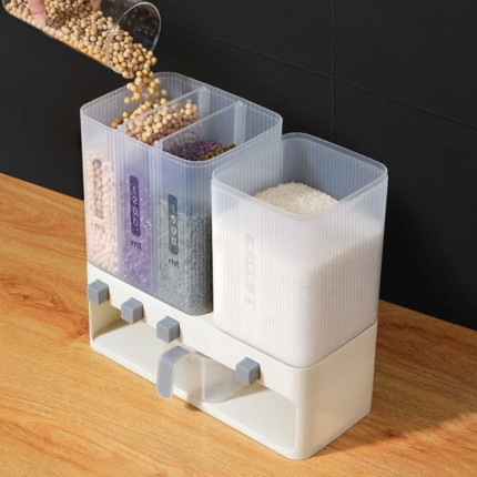 4-Compartment Cereal / Grain Dispenser