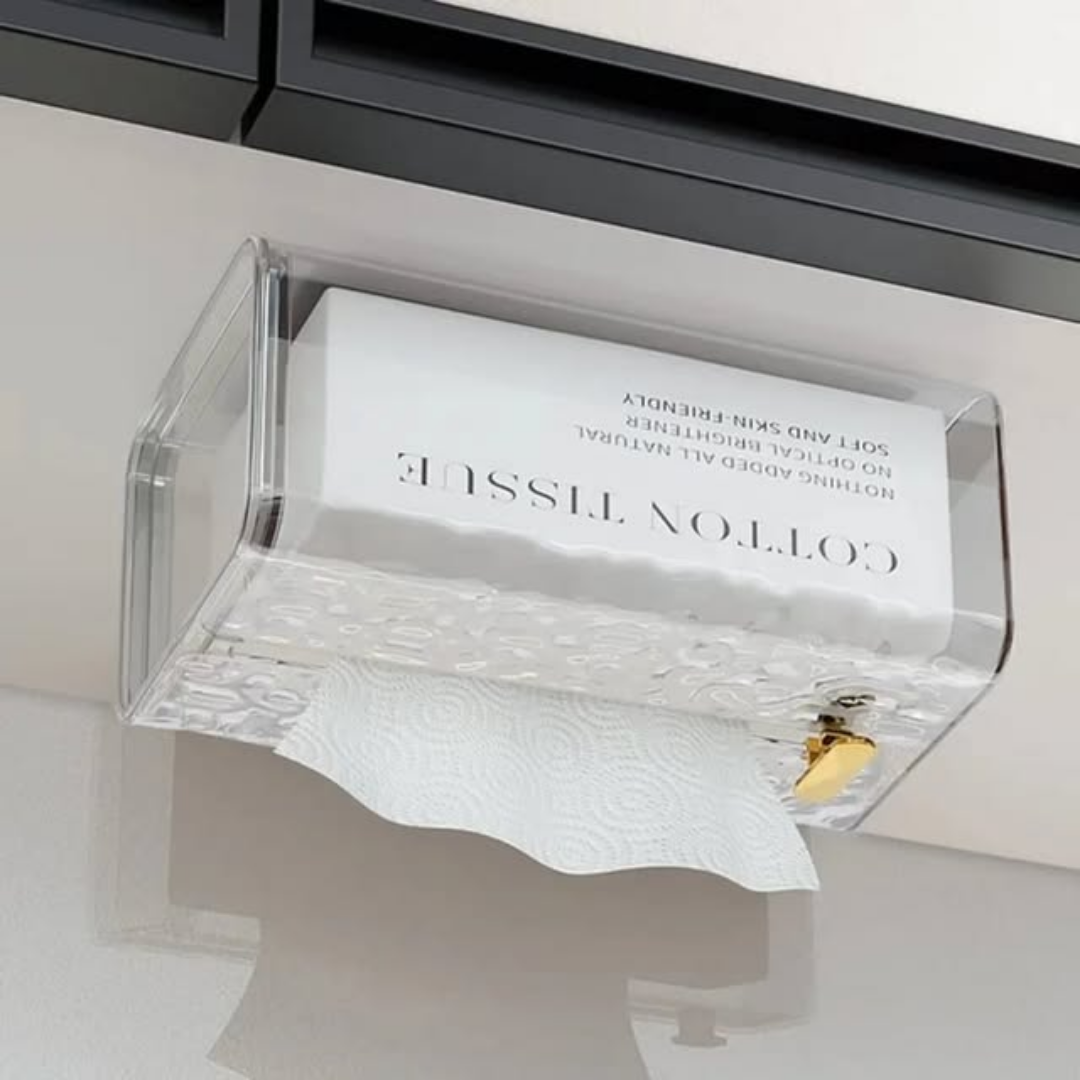 Wall-Mounted Acrylic Transparent Tissue Box