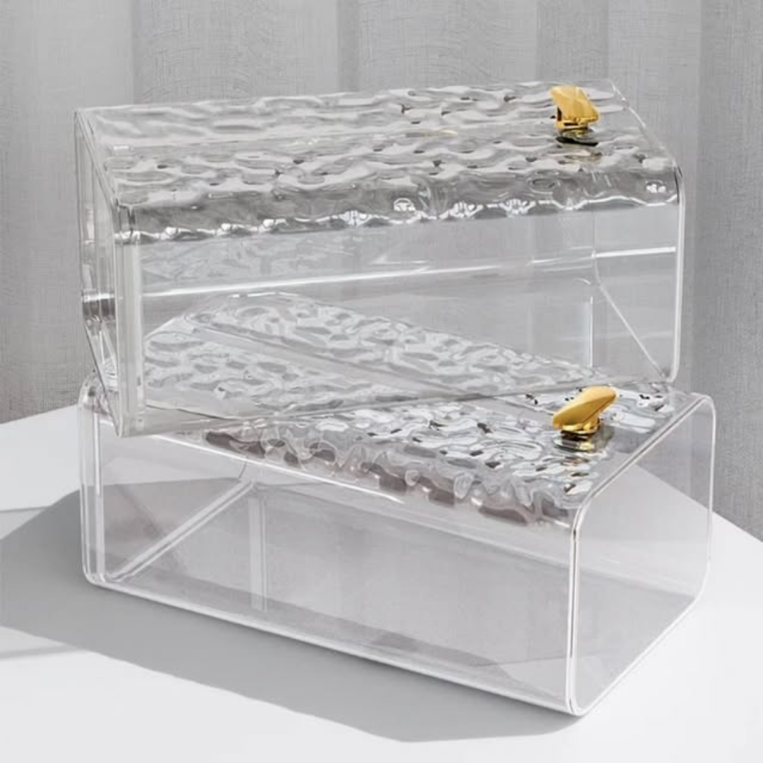 Wall-Mounted Acrylic Transparent Tissue Box