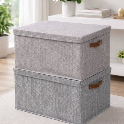 Foldable Storage Box with Lid