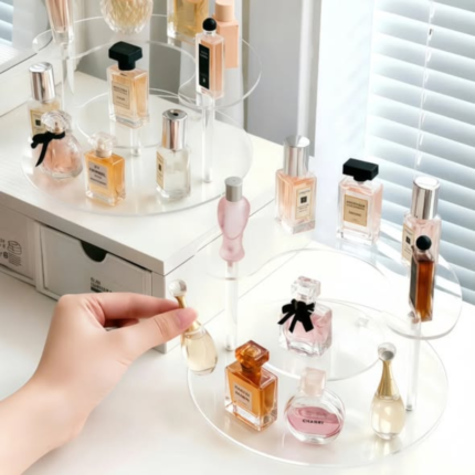 Acrylic Round Perfume Display