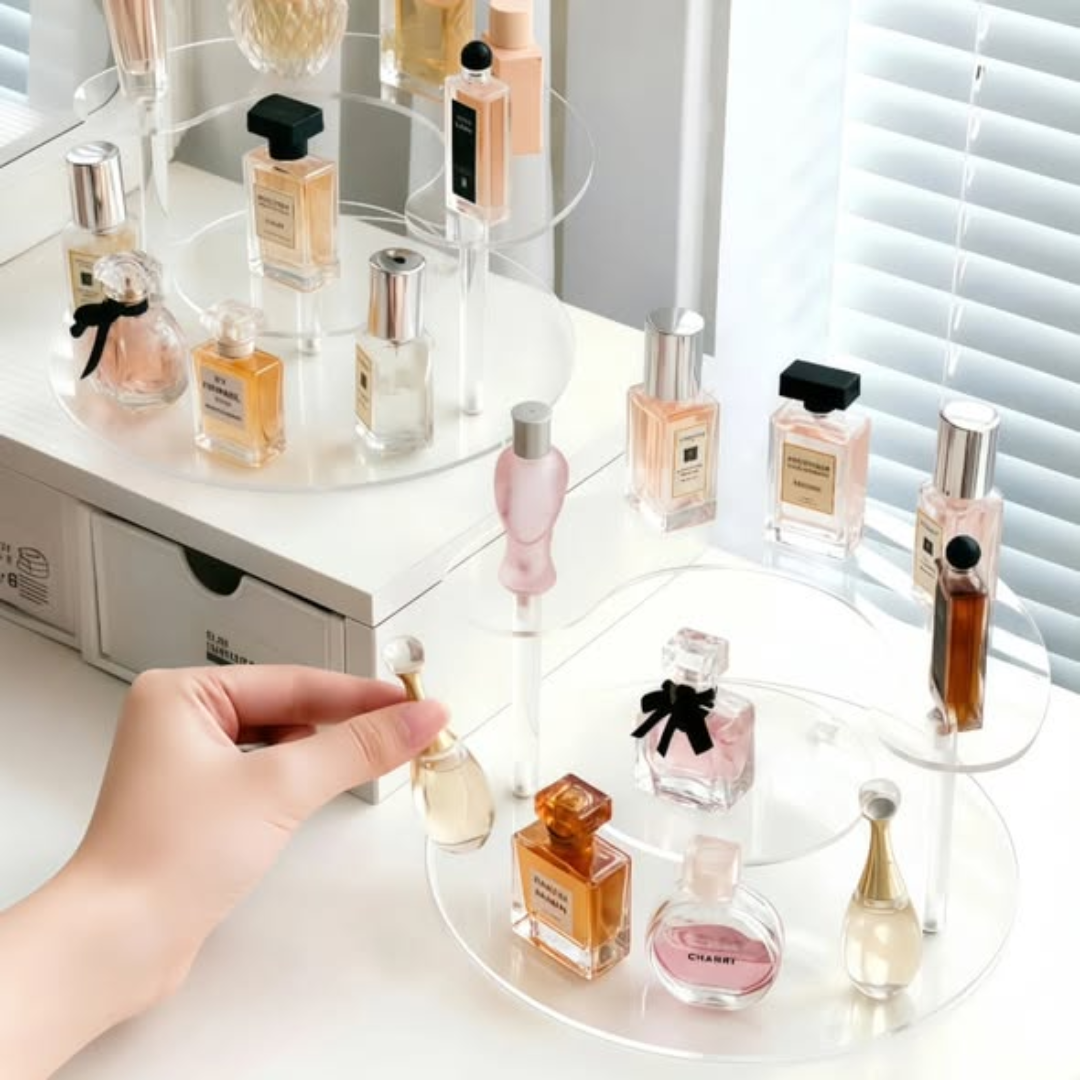 Acrylic Round Perfume Display