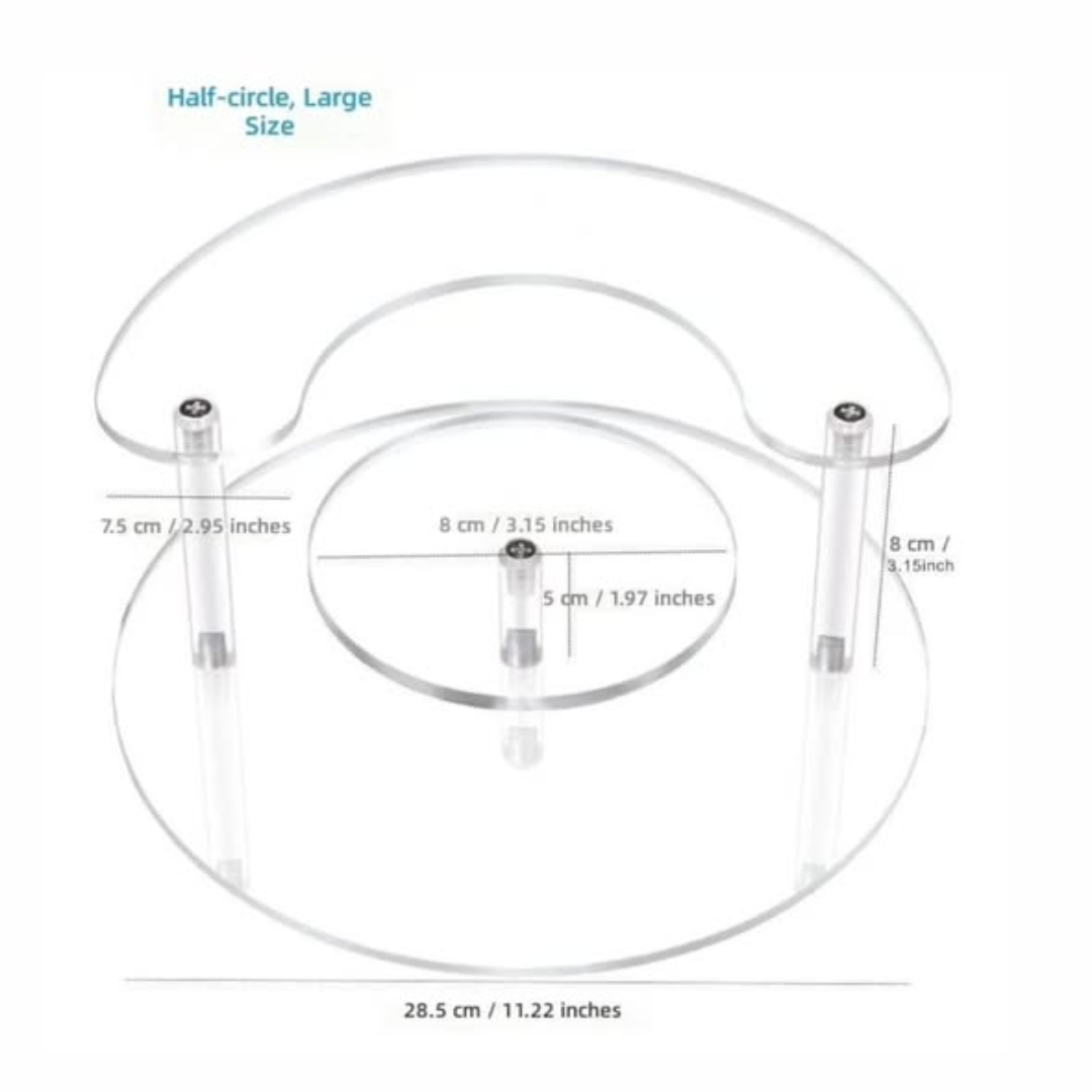 Acrylic Round Perfume Display