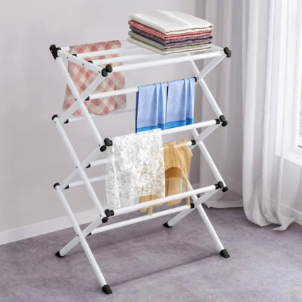 Three-Layer Retractable Clothes Drying Rack