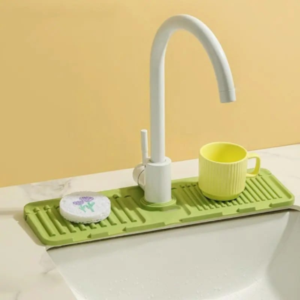 Silicone Faucet Mat Sink Splash Guard / Drainage Pad